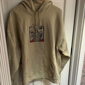 Men's Hoodie Sweatshirt - Skeleton Print